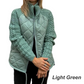 ❄️Damen Stickad patchwork puffy jacka