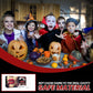 Utdragbara vampyrtänder för Halloween