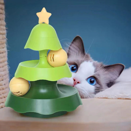 Upplyst Julgran Katt Boll Spår Leksak