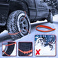 Universal Återanvändbar Anti-skid Nylon Däckkedjor