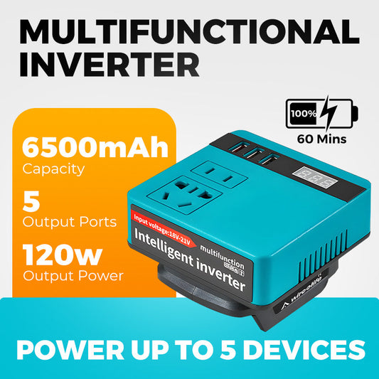 Multifunktionell intelligent spänningsomvandlare för litiumbatterier Power Bank