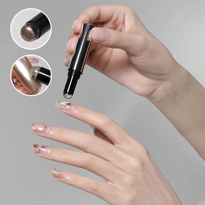 Nya Super Glänsande Spegel Aurora Puder Nagelkritor