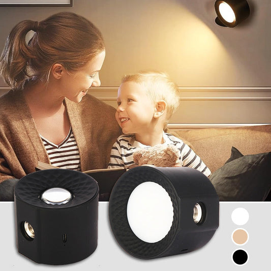 Justerbar ljusstyrka Magnetisk lampa USB-uppladdningsbar