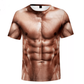💪 T-shirt med muskeltatuering i heltryck