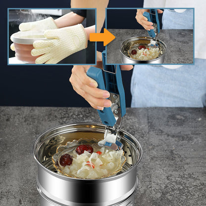 Disk-tänger med halkfria och värmebeständiga handtag