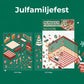 DIY-Julklistermärken sats