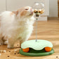 🐱 Interaktiv katt vändskiva med läckande matboll och fjäder