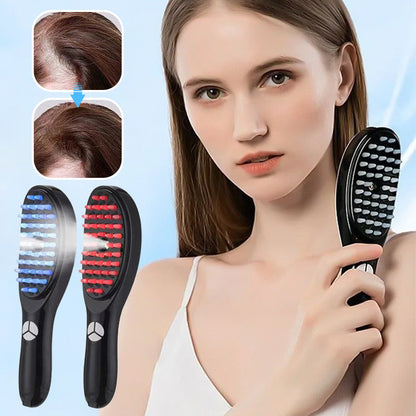 Röd och Blå Ljus Massagekam med Spray