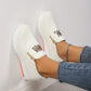 Slip-on ortopediska sneakers för kvinnor