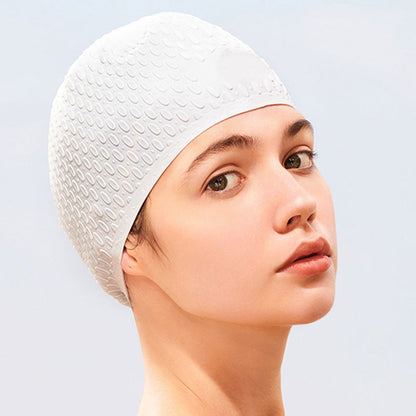 Kvinnors silikon öronskydd simmössa