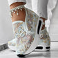 Summer Mesh Embroidery Loafers