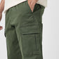 Cargobyxor för Herrar med Flera Fickor och Stretch
