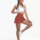 🥰 2-i-1-yogashorts med hög midja och sidofickor