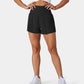 🥰 2-i-1-yogashorts med hög midja och sidofickor
