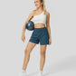 🥰 2-i-1-yogashorts med hög midja och sidofickor