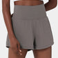 🥰 2-i-1-yogashorts med hög midja och sidofickor