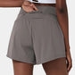 🥰 2-i-1-yogashorts med hög midja och sidofickor