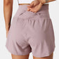 🥰 2-i-1-yogashorts med hög midja och sidofickor