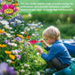 Vattenmatare för bin och fjärilar med blomdesign