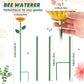 Vattenmatare för bin och fjärilar med blomdesign