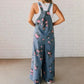 💖Avslappnad jumpsuit i tryckt denim för kvinnor