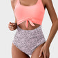 Ruched Tie-Knot Tummy Control One-Piece Swimsuit