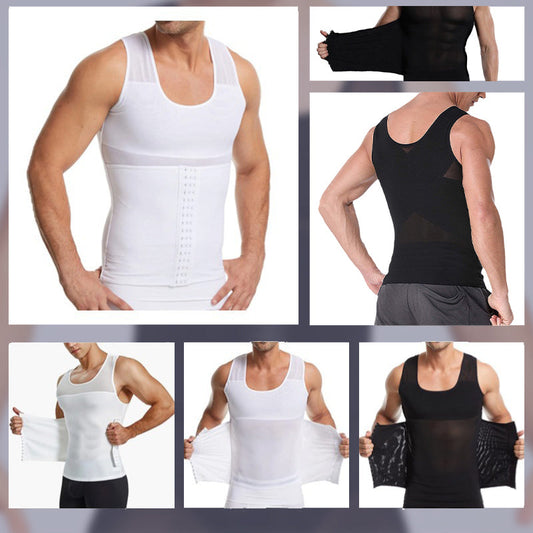 ❤️‍🔥Slimming Mesh Waist-Cinching Vest för män