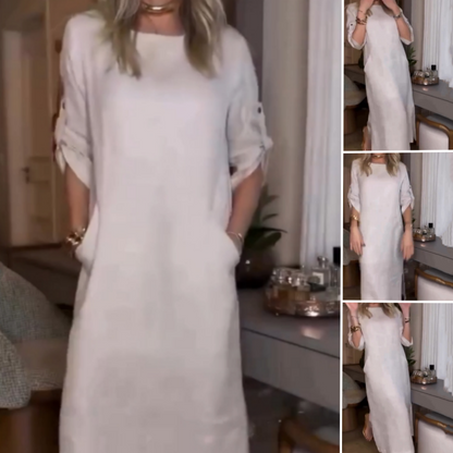 Lös Bekväm och Mångsidig Långklänning för Kvinnor