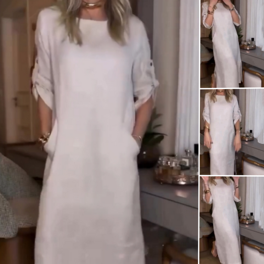 Lös Bekväm och Mångsidig Långklänning för Kvinnor