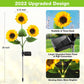 🌻 50% RABATT NU! 🌞 Solros Solenergidriven Trädgårdslykta – LED-belysning & Realistisk Design ✨