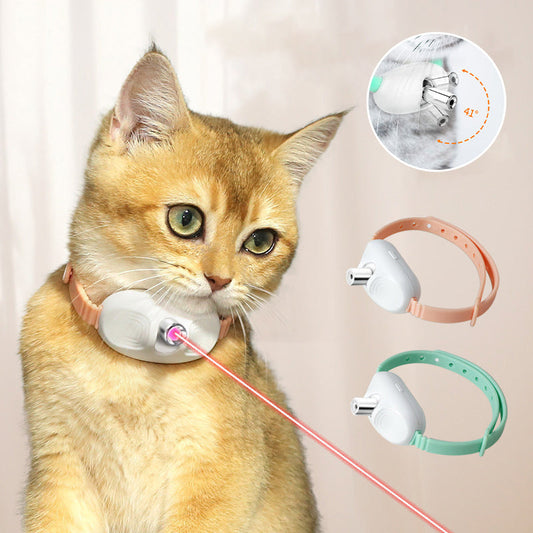 Intelligent laserhalsband med USB-laddning för katter