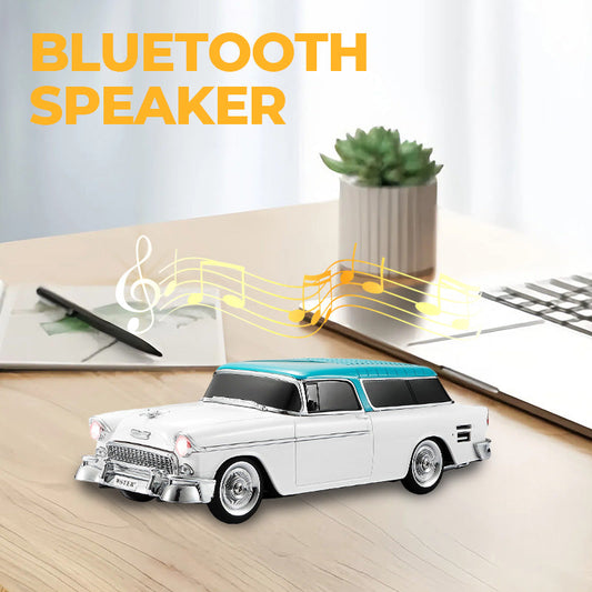 🔥Retro bilmodell trådlös Bluetooth högtalare（🎁Fri frakt）