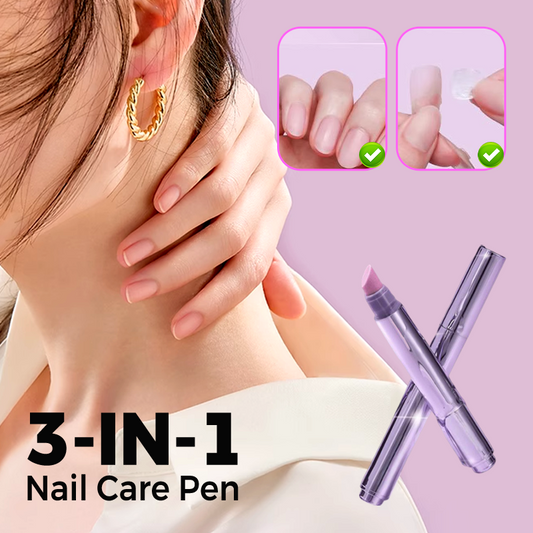 💅 KÖP 1 FÅR 1 GRATIS! ✨ 3-i-1 NAGELVÅRDS PENNA - Elektrisk Våtbörste, Polerare & Nagelrengöring, USB-laddad för Hemmabruk, Inkluderar 3 Utsättningshuvuden 🌟🔧