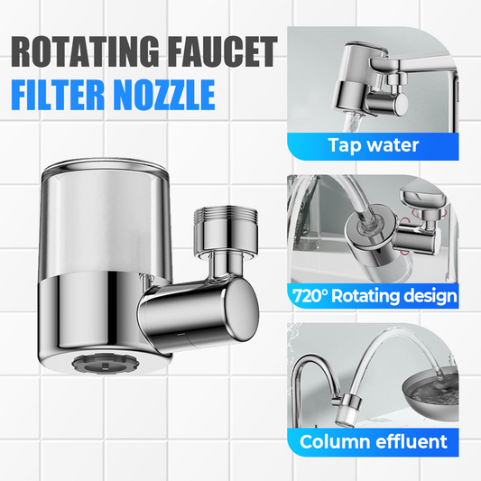 NYHET! 720° Vridbart filtermunstycke för kran: Rent vatten och perfekt duschstråle i ett! 💦✨