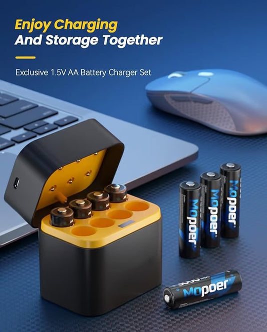 🔋Li-jonbatteri med integrerad laddningsförvaringsbox💡Överladdningsskydd