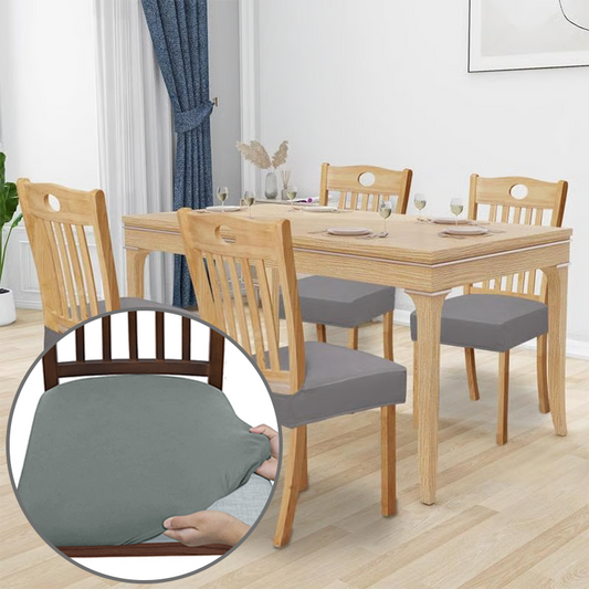 Stretchiga vattentäta stolsöverdra(1 set med 4)