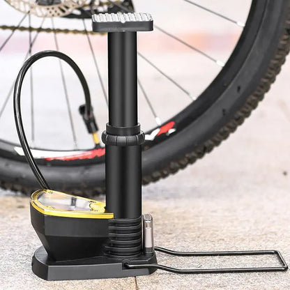 Cykel Luftpump med Tryckmätare