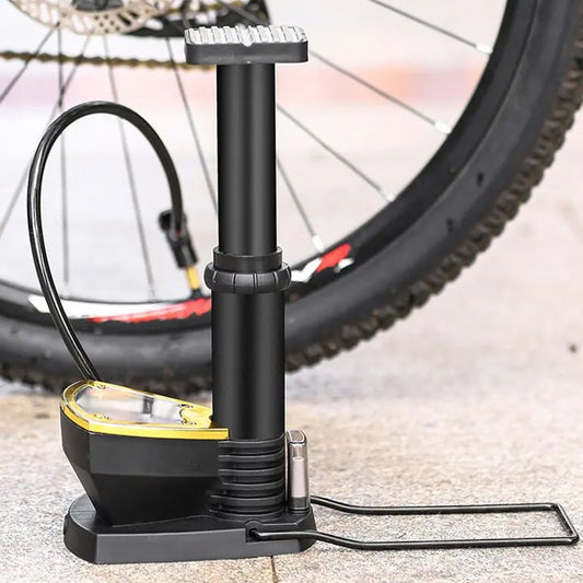 Cykel Luftpump med Tryckmätare