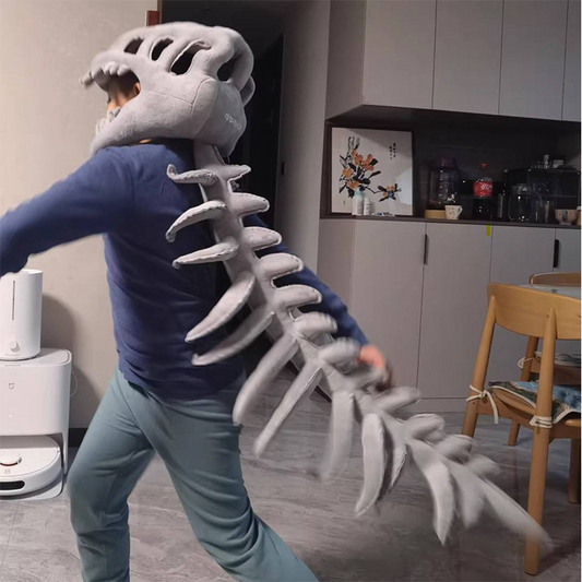 Rolig dinosaurie plyschdräkt