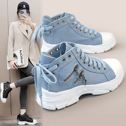 🎀Women's Casual Chunky-Soled Canvas Shoes