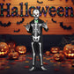Självlysande skelettdräkt för Halloween