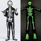 Självlysande skelettdräkt för Halloween