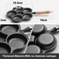 Stekpanna i Gjutjärn Non-stick för Ägg med 4- eller 5-fack
