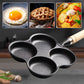 Stekpanna i Gjutjärn Non-stick för Ägg med 4- eller 5-fack