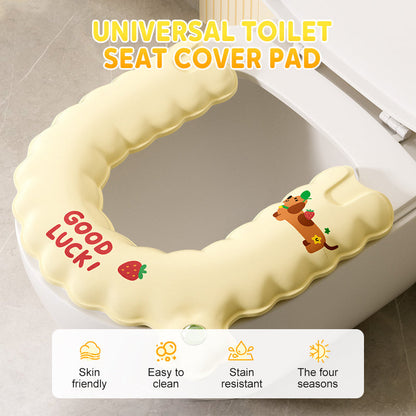 ✨ Universellt toalettsitsöverdrag – mjukt, vattentätt och hygieniskt skydd för hemmet och resan, enkelt att sätta på och rengöra 🧻🏠