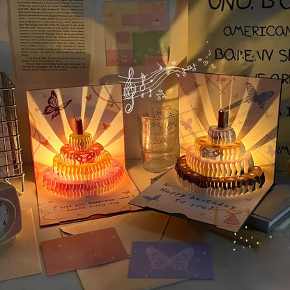 🔥3D Pop Up-födelsedagskort