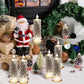 Set med 4 LED-kristalljus