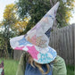 Fantasy Patchwork Witch Hat – Skapa din egen unika stil och upptäck en ny sida av dig själv