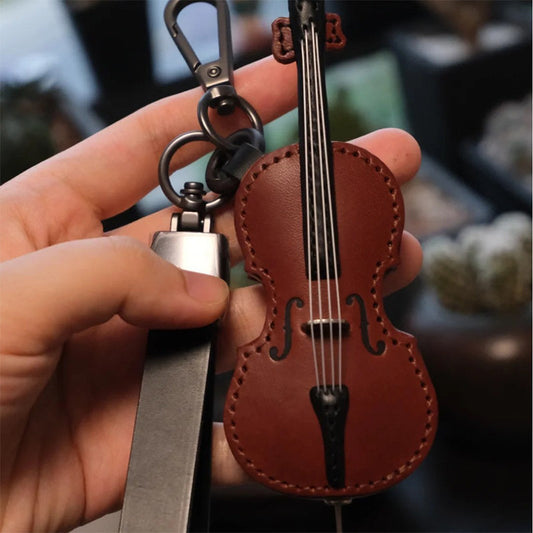 Modedesign violin nyckelring