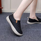 Casual slip-on-skor med rund tå för damer